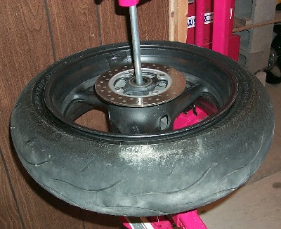 Tire on Stand
